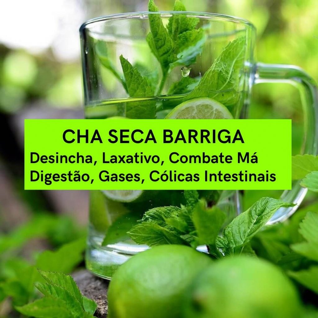 Chá Seca Barriga Desincha, Laxativo, Combate Má Digestão, Gases e Cólicas Intestinais