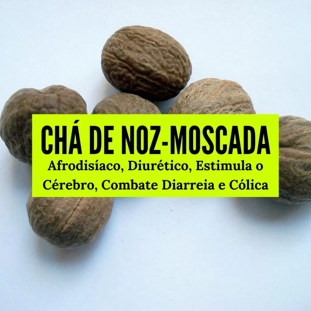 chá noz-moscada